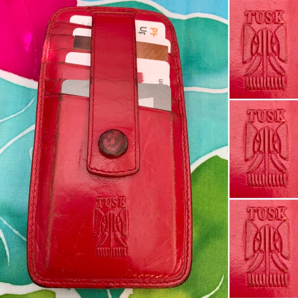 Vintage Tusk Ladder Style Card Case